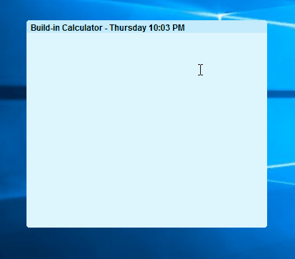 Calculator features