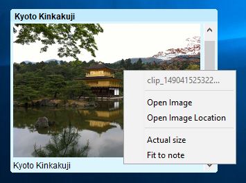 screenshot of image context menu